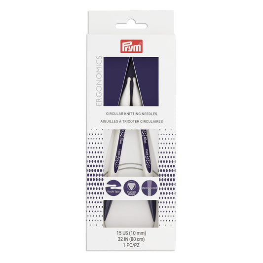 Prym Circular Needle 32" 15, Size 15/10mm