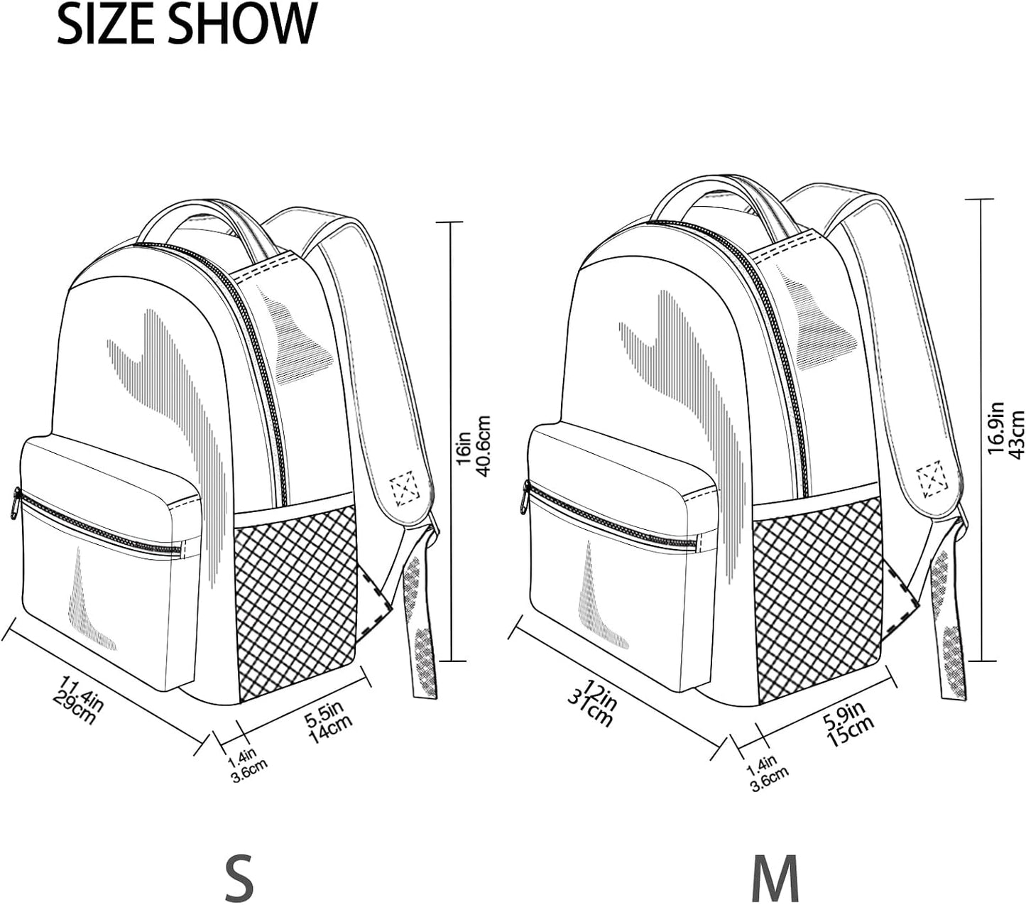 Krafig Backpacks Backpack Daypack Watercolor Cute Lobsters Crabs Boys Girls Kids School Bookbag, School Bag Travel