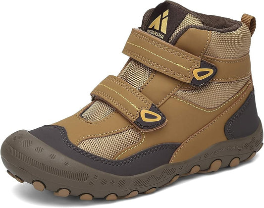 Mishansha Kids Hiking Boots Toddler Girls Boys Hiking Shoes Water-Resistant Anti-Collision Non-Slip Athletic Outdoor Trekking Boots
