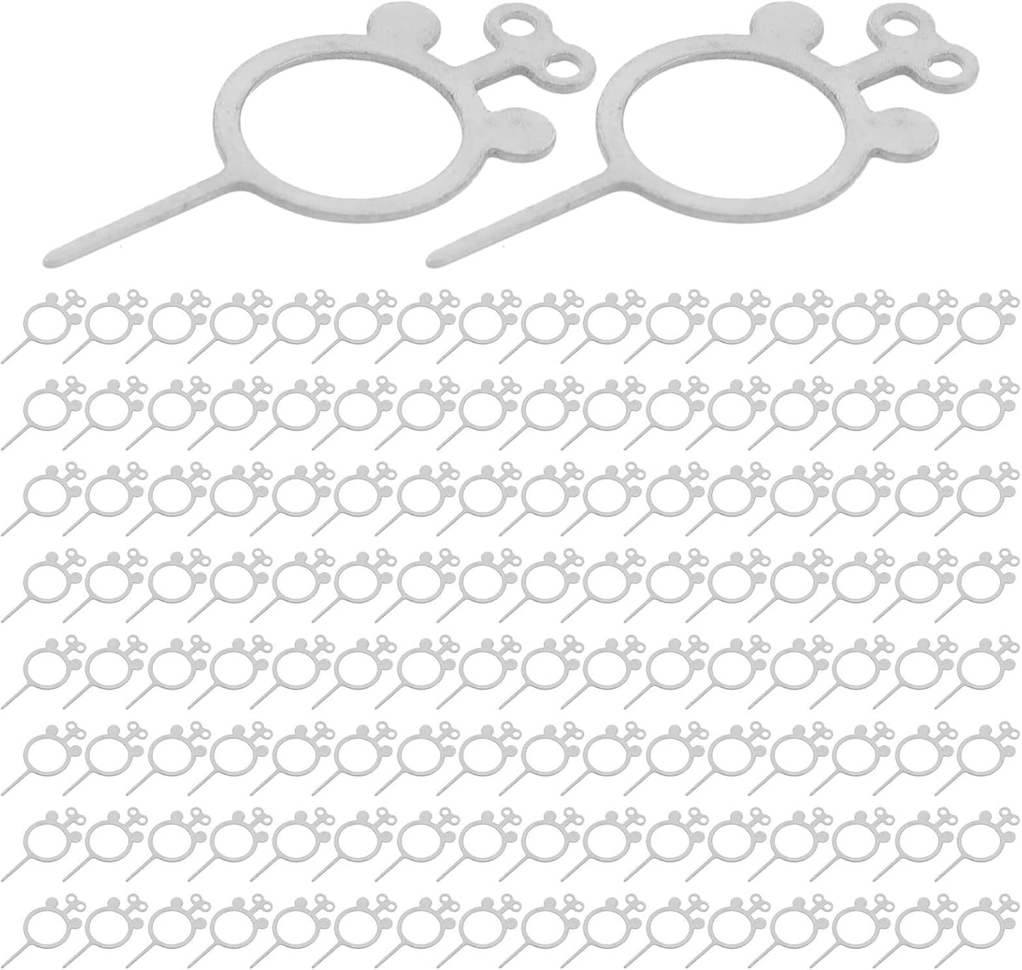 400pcs Sim Card Eject Pin Removal Tool Mobile Phone Sim Card Tray Needle Ejector Compatible for Smartphones and Tablets