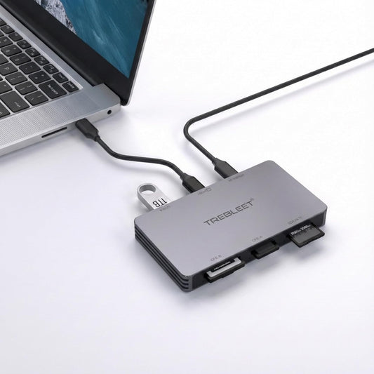 TREBLEET 6-in-1 3.2 2 (10Gbps) Professional Multi-Card Reader for CFexpress Type A & Type B, SDXC UHS-II, MicroSD USB
