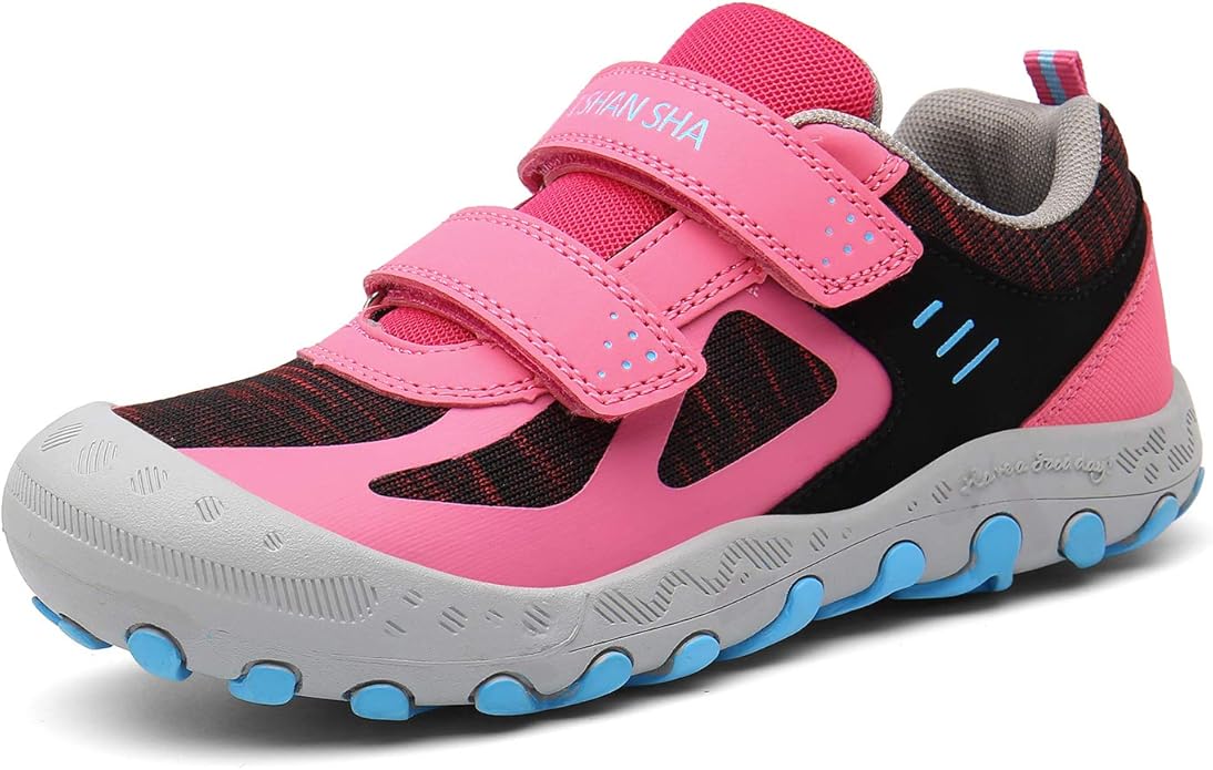 Mishansha Kids Hiking Boots Toddler Girls Boys Hiking Shoes Water-Resistant Anti-Collision Non-Slip Athletic Outdoor Trekking Boots