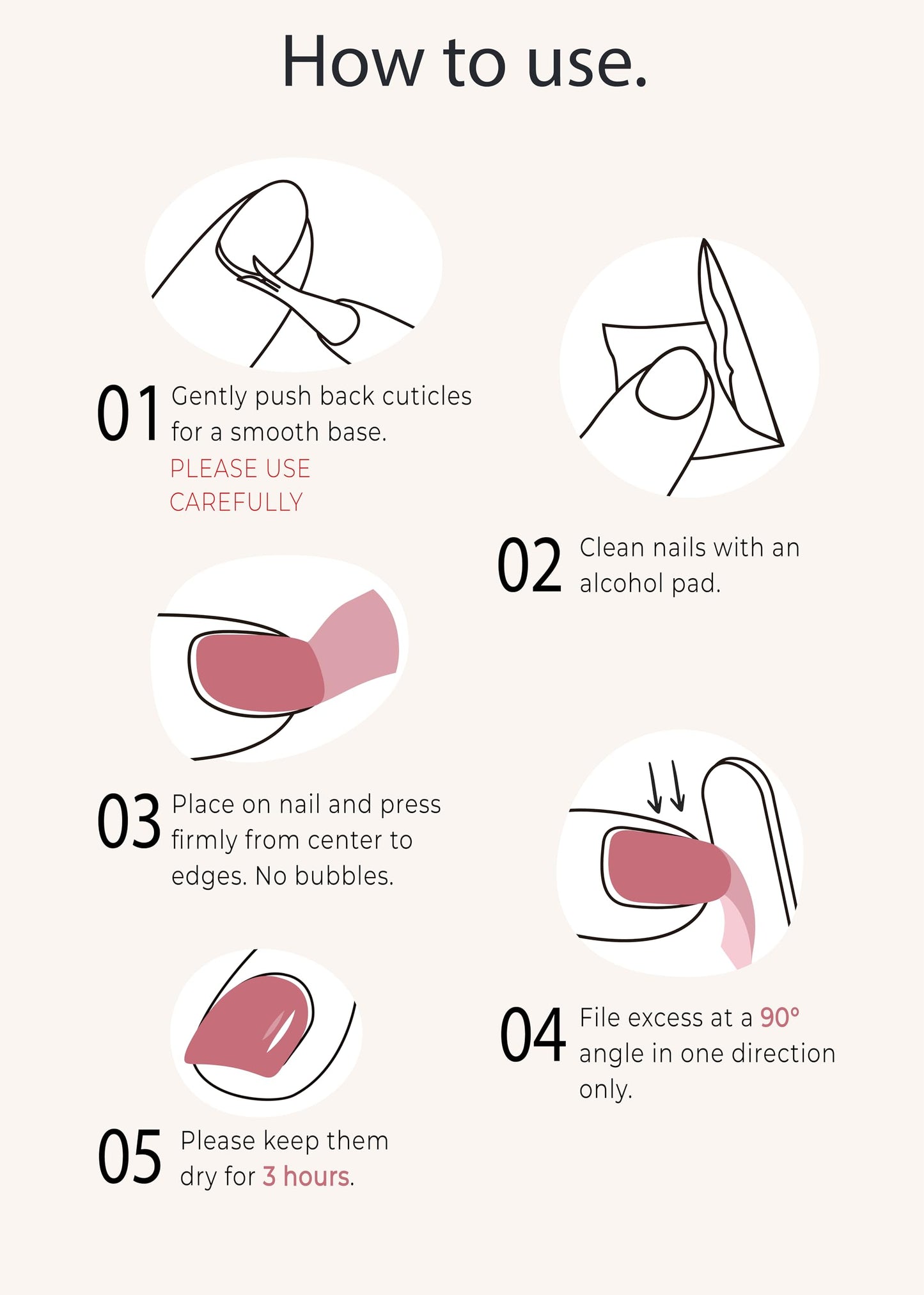 Beaolata Real Gel Nail Strips (No UV Light Needed) - 44Pcs Salon Quality Nail Stickers - Long Lasting Polish Wraps for Women, Easy Apply & Remove (Crimson Tip Orange)