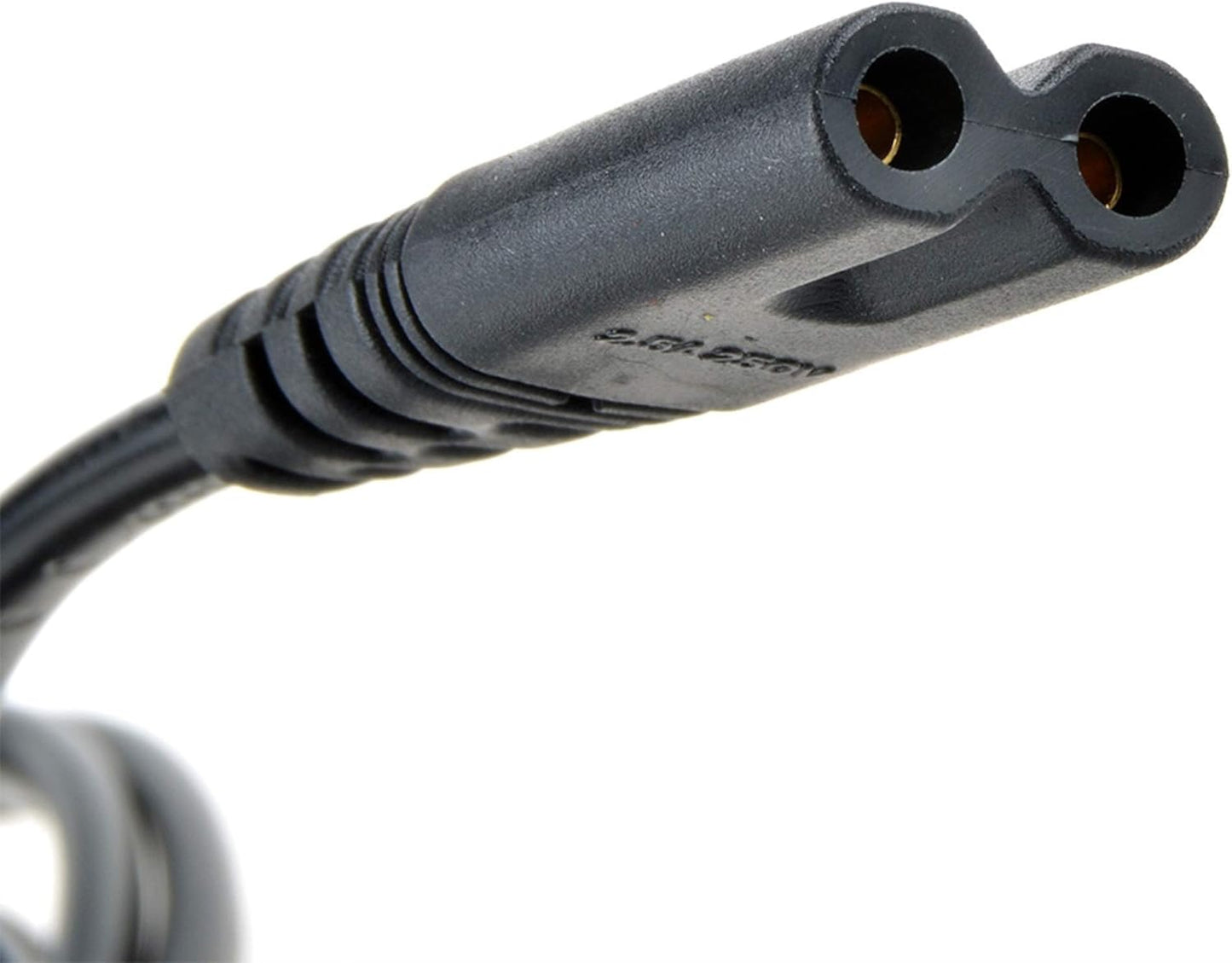 Digipartspower 2-Prong 8 Premium Wire AC Power Cord Cable Plug for Pioneer DVD DVR Flat Fig
