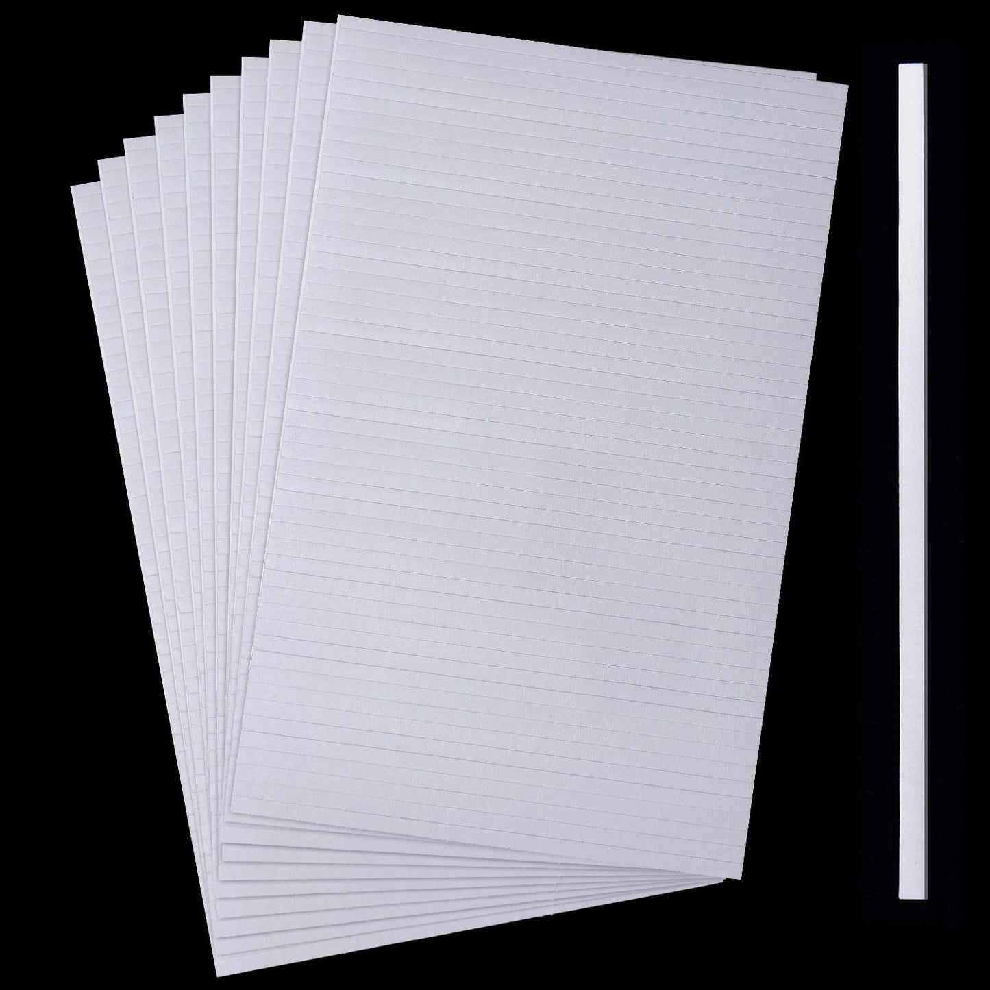 Outus 20 Sheets Foam Strips 1000 Pcs Double Sided Adhesive Foam Tape 3D Craft Tape for DIY Handmade Mini Stickers for Art Crafts Scrapbooking Card Making Office Supplies, 5.91 x 0.12 Inches