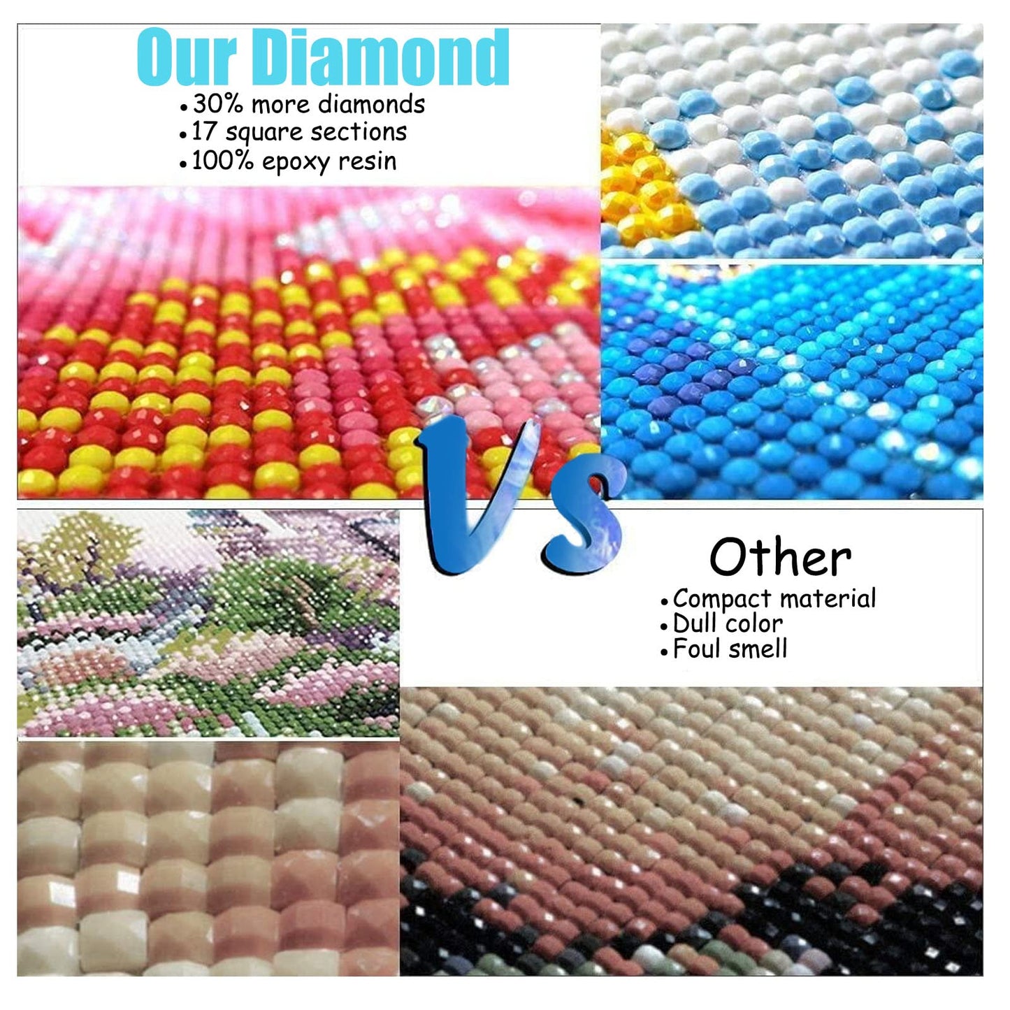 DIY Diamond Painting Full Round Drill Kits for Adults Hanukkah Star of David Jewish 12x16 inch