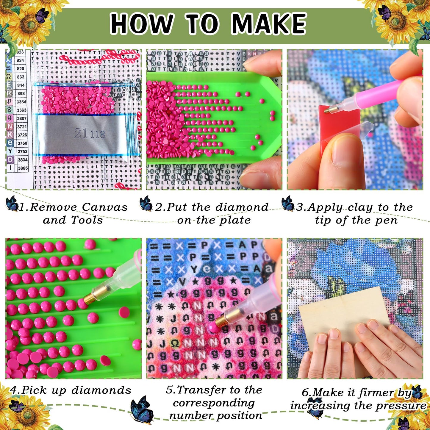 Cinnvoice 12 Pack Floral Diamond Art Painting Kits for Adults Beginners Inspirational Bible Verse Christian 5d Round Full Drill Gem Crafts for Home Wall Decor 12 x 16 Inch