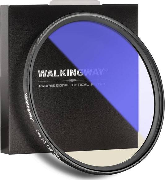 Walking Way 67mm WalkingWay Retro Soft Filter Vintage Pro-Mist Warm Diffusion Lens Filter Film Camera Effect