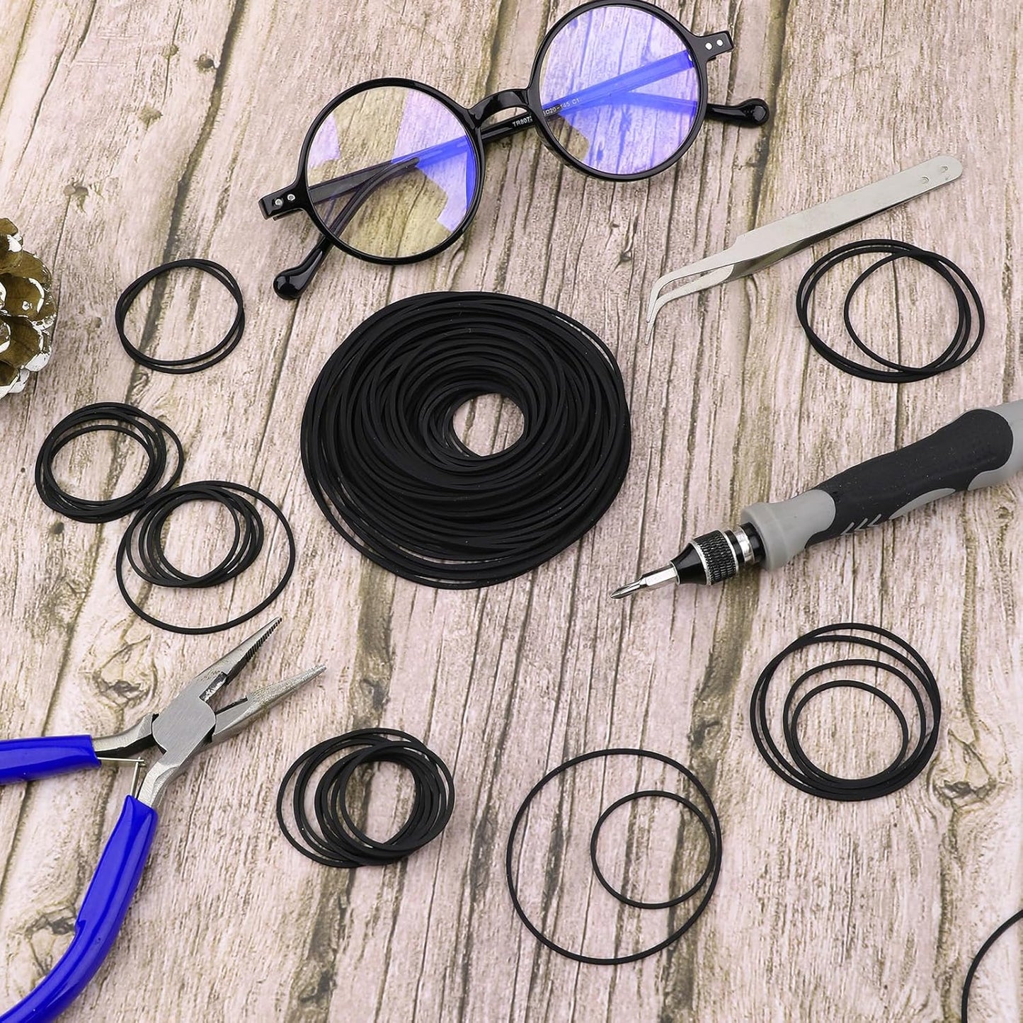 Sliverdew 100 Cassette Cassette 40-135 mm Cassette 1mm Pcs Recorder Rubber Belts Recorder Repair Maintenance Mix Flat