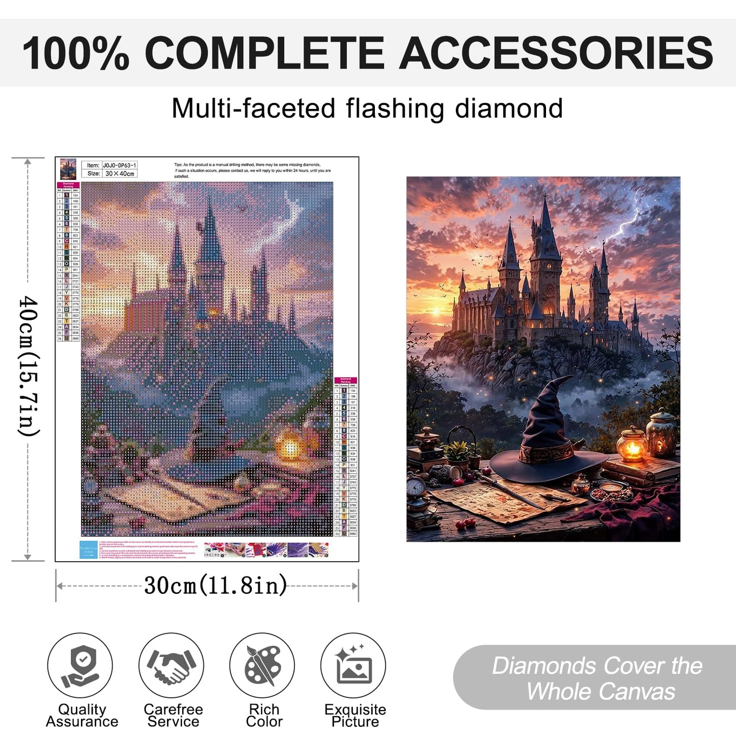 4 Pack Diamond Art Kits for Adults, 5D DIY Diamond Painting Kits for Beginner, Diamond Dots Full Drill Crafts for Gem Art Dot Art for Adults Home Wall Decor for Teens Boys Girls 12x16 inch