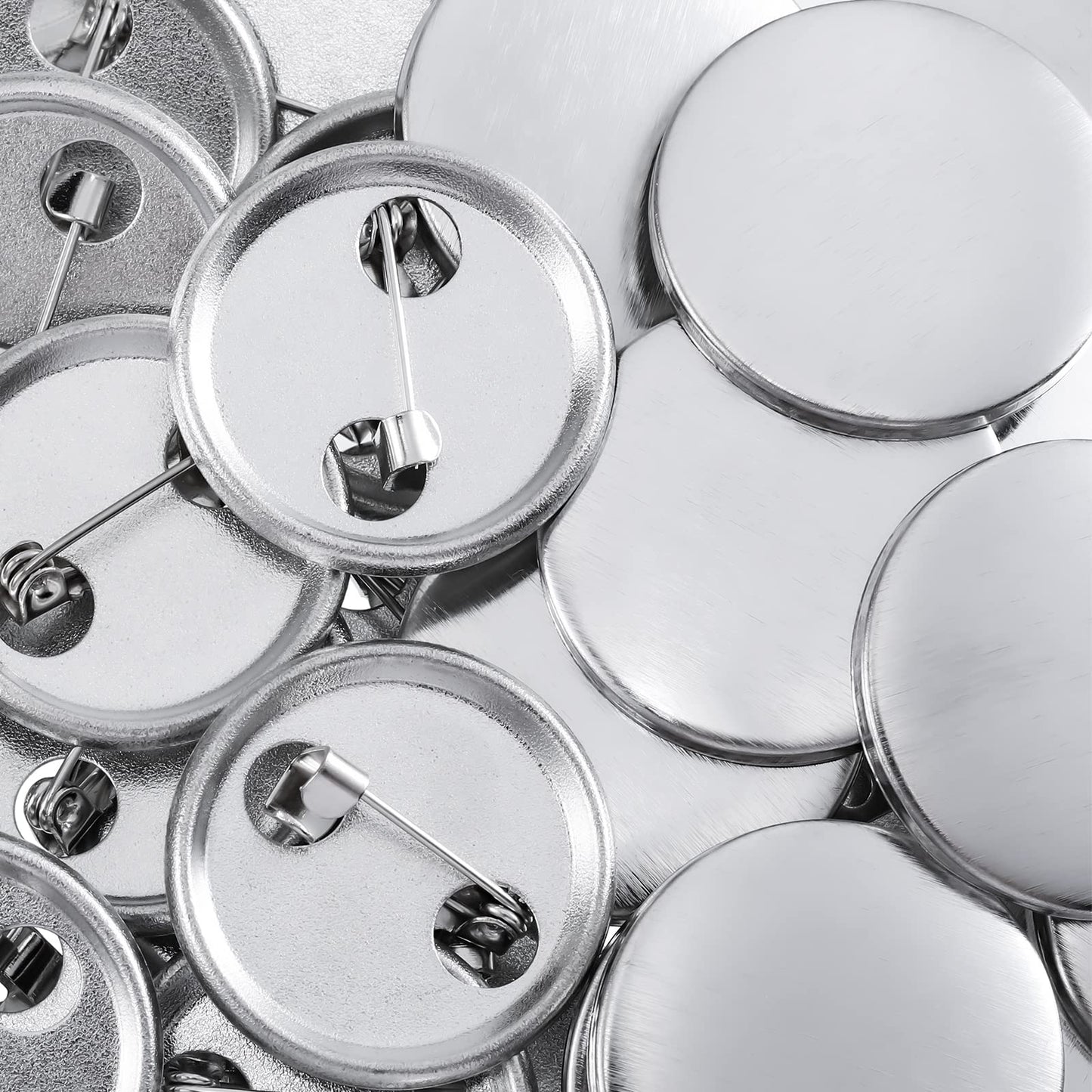 1500 Piece 25 mm/1 Inch Button Making Supplies Kit - Round Badge Blank Button Pins, Metal Parts, Including Cover and Clear Film