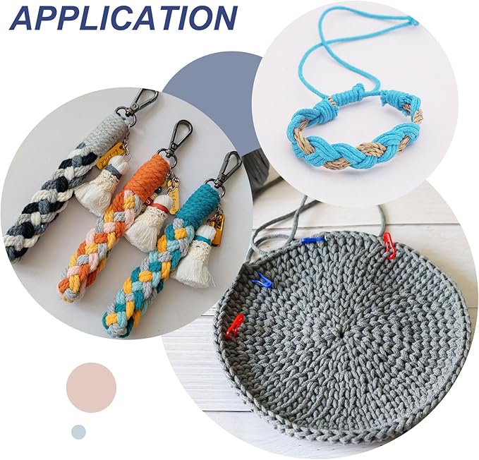 MECCANIXITY 1/16 Inch Polypropylene Rope Braided Ropes, 328ft Nylon Rope Hollow Utility Cord for Clothesline, Camping, Hiking, Outdoor, Deep Green