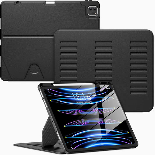 VIKESI 12.9 6th 5th 4th 3rd 2022/2021/2020/2018,Multiple Case for iPad Pro / / / Generation Case Angles Magnetic Stand