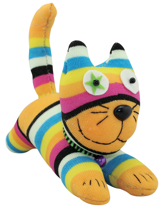 Janlynn Sock Animal Kit, Claire The Cat