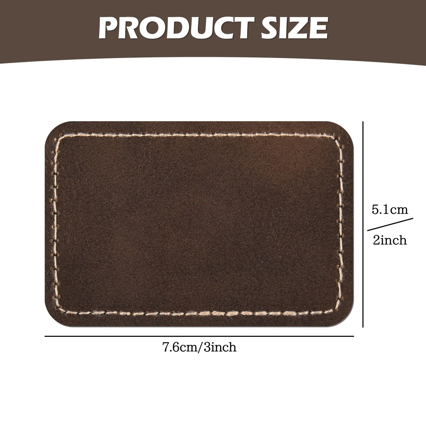 BUVKHMX Faux Leather & Leatherette Hat Patches - 30 Pack Blank Laserable Patches with Adhesive Backing for Customization, Fabric Repair, Sewing & Laser Engraving Supplies (3 x 2 Inch)