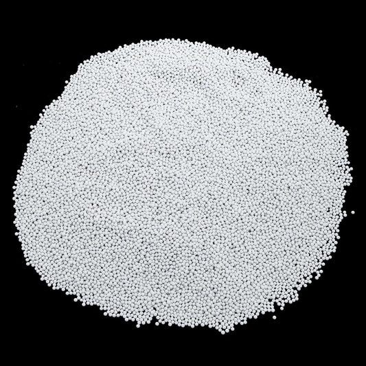 Hiceeden 8 Pounds 1/8" Round Rock Tumbling Filler Media, 3 mm Reusable Ceramic Beads Pellets, Rock Tumbling Ball Sphere Grit for Tumbler, Stone Polisher