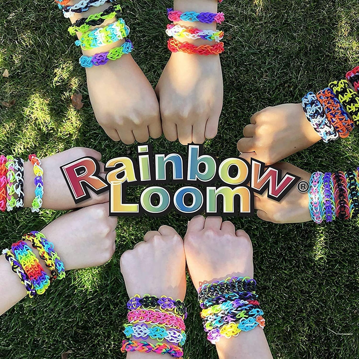 Rainbow Loom Original Rubber Band Bracelet Making Kit - 628 Pcs Loom Kit with Loom Board, Metal Hook, 600 Bands, C-Clips - Ages 7+, 2014 Toy of the Year