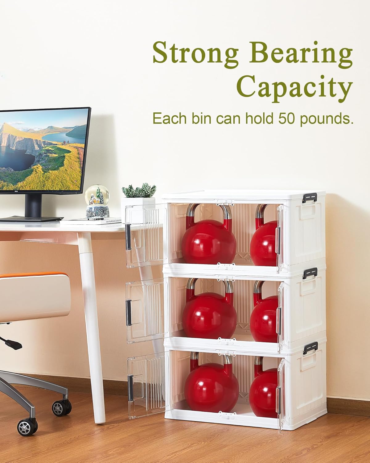 OlarHike 48QT Lockable Storage Bins - Durable Lids, 9 Pack for Organized Storage Solutions