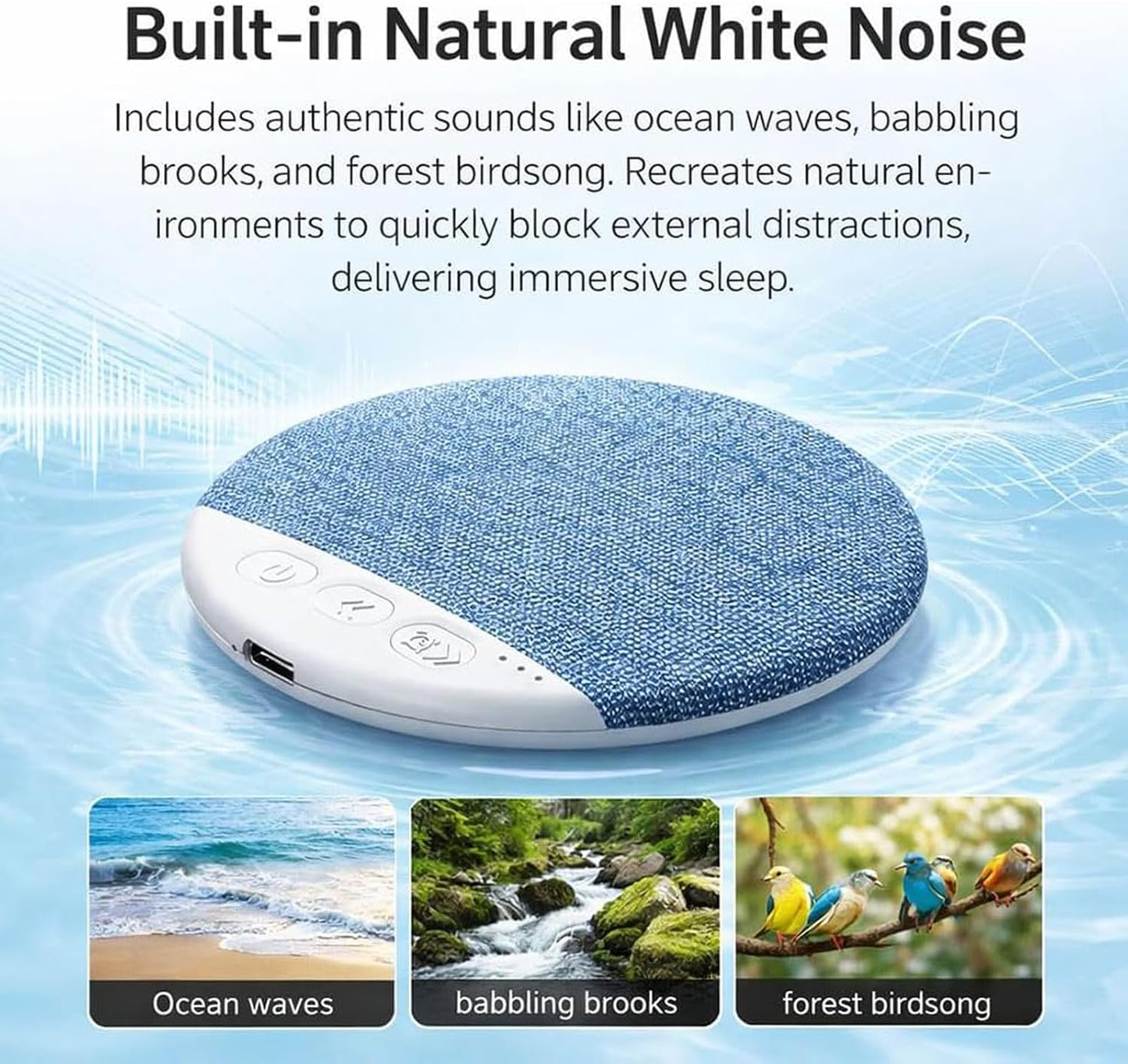 Generic 1.2cm 48H Pillow Speaker for Sleeping - Ultra-Thin Invisible Under Pillow Speaker Bluetooth for Side Sleepers