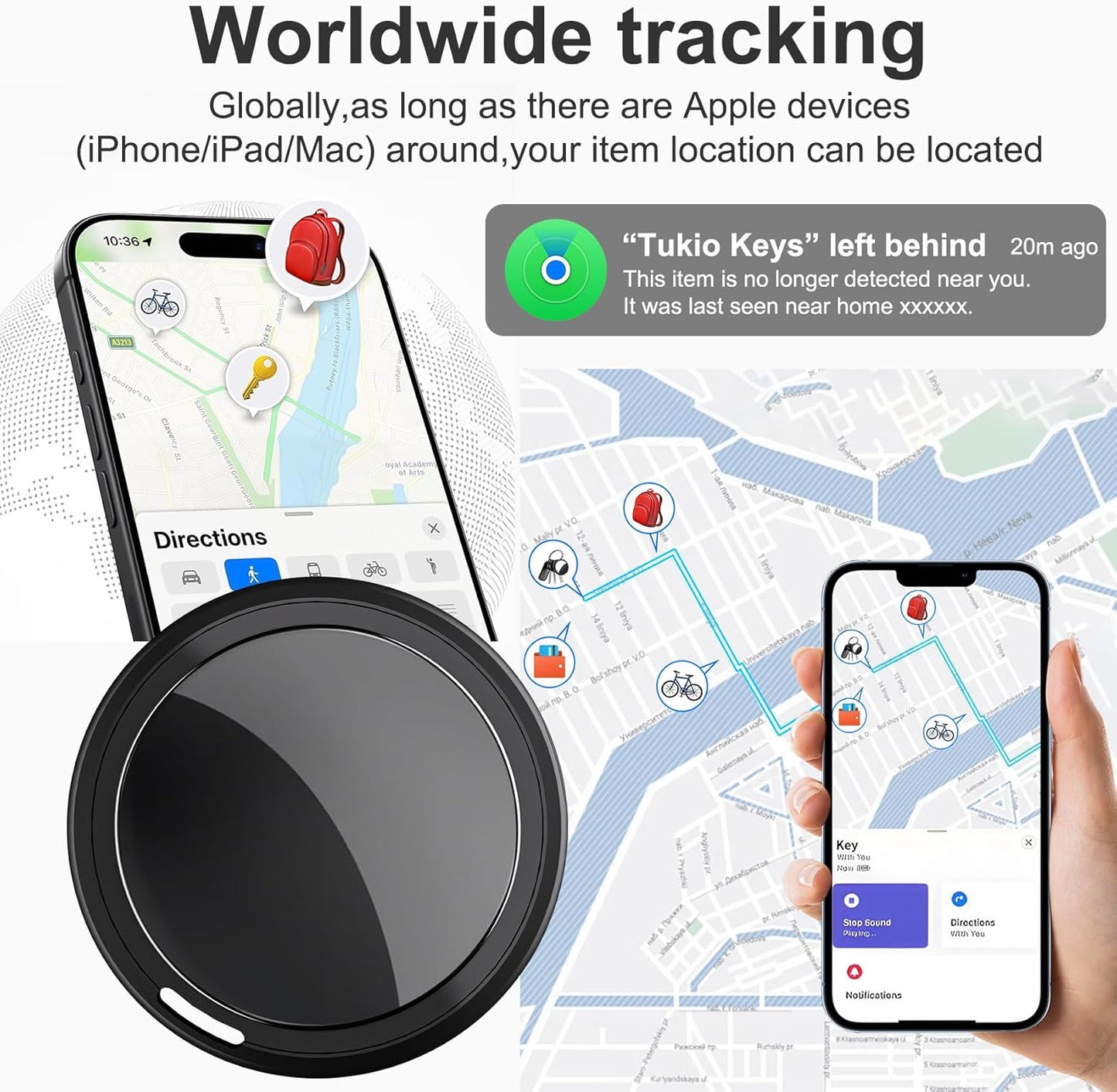 CHMQFCUP Mini GPS Tracker for Vehicles, Car Tracker Device Hidden for Vehicles, Car GPS Tracking Device