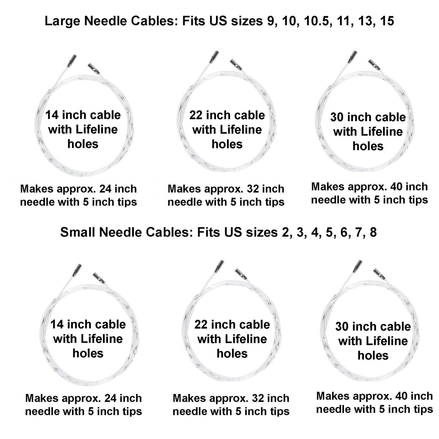 ChiaoGoo Spin Bamboo 5-Inch Complete 2500-C Interchangeable Circular Knitting Needle Set, Sizes US 2, 3, 4, 5, 6, 7, 8, 9, 10, 10.5, 11, 13, 15 with 6 Cords with Project Bag