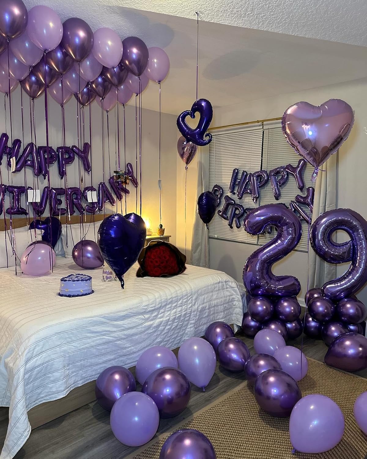 Purple Number 13 Balloon - 40 Inch Birthday Decoration for 13th Year Celebration | Perfect for Boys & Girls