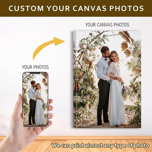 Custom Canvas Prints by [Brand Name] - Personalized Photo Wall Art for Weddings, Family, Pets | 40x24