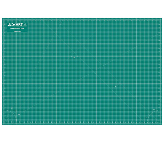 Proartek PK00012 Model GBM4060 Series 40" x 60" Professional Cutting Mat; Double-Sided Green/Black; Self-Healing; For Graphic Arts, Hobbies, Sewing, Scrapbooking, and other Cutting Projects