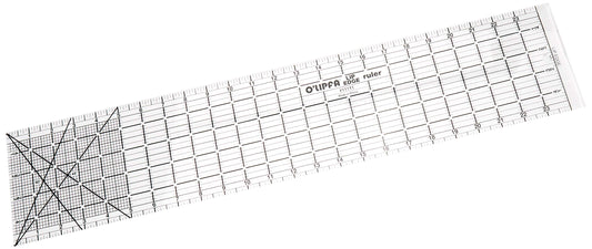 O'Lipfa 11111 Ruler with Lip Edge, 5 x 24-Inch