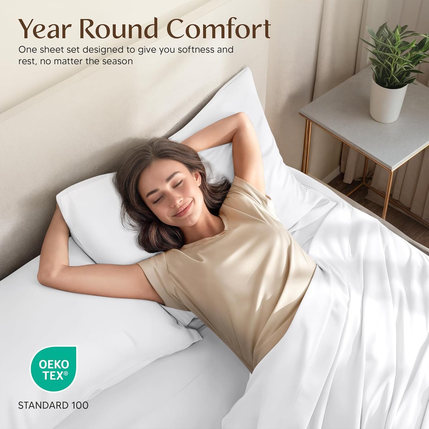 Utopia Bedding Full Size Sheet Set - Soft, Breathable Microfiber | 4-Piece White Bed Sheets Set