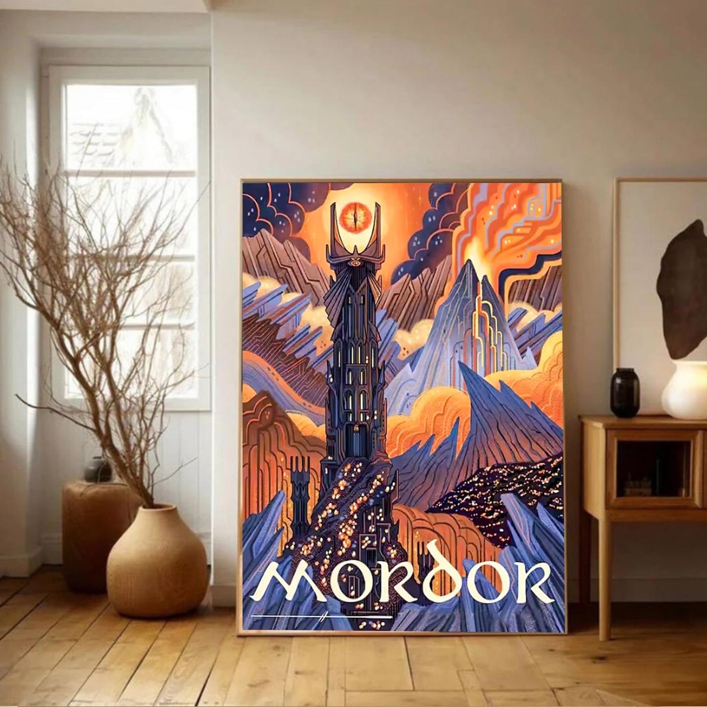 6Packs Ring Art Diamond Art Kits for Adults,Abstract Landscape Diamond Painting Kits,DIY 5D Fairy Dust Diamond Art Painting Kits,Magic Castle Gem Art Painting Kits for Home Wall Decor 12x16inch