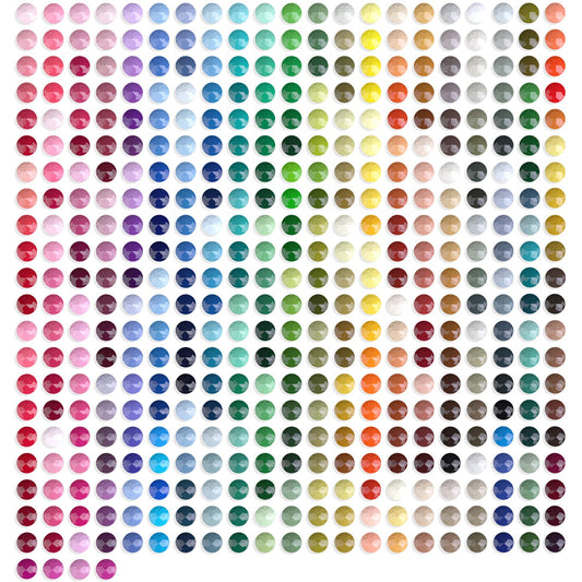 ARTDOT Beads for Diamond Painting Accessories, 89000 Pieces 445 Colors Round Beads Sparkle Rhinestones for Nails Diamond Art Crafts (200 pcs per Bag)