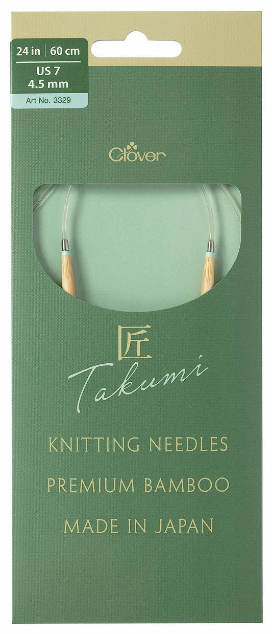 Takumi Pro Circular Knitting Needles 24"-US 7/4.5 mm