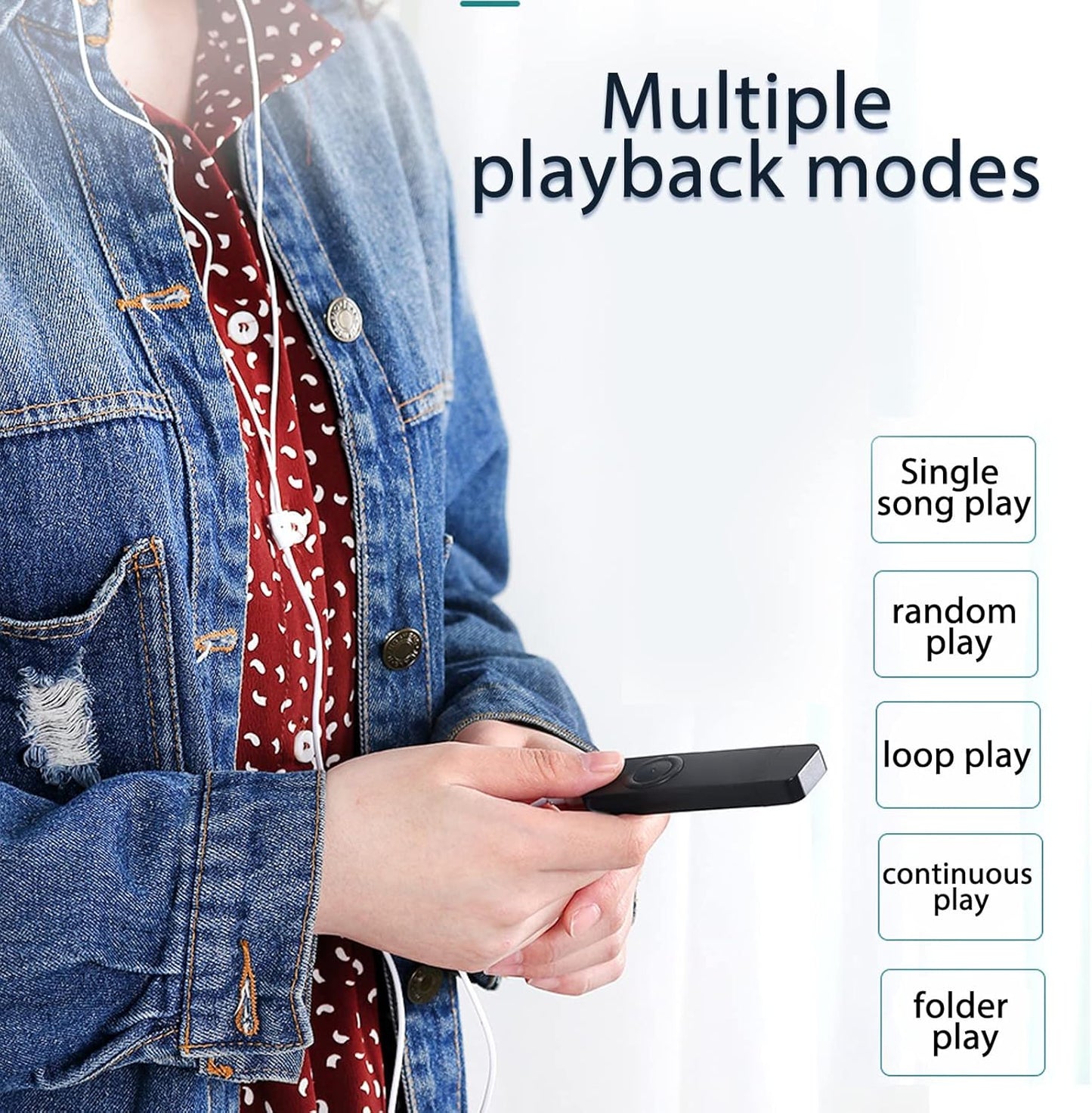 Zopsc MP3 8GB 64GB Portable Player, HiFi Lossless Sound Music Player with Memory, Expandable, Multiple Play Modes, OTG