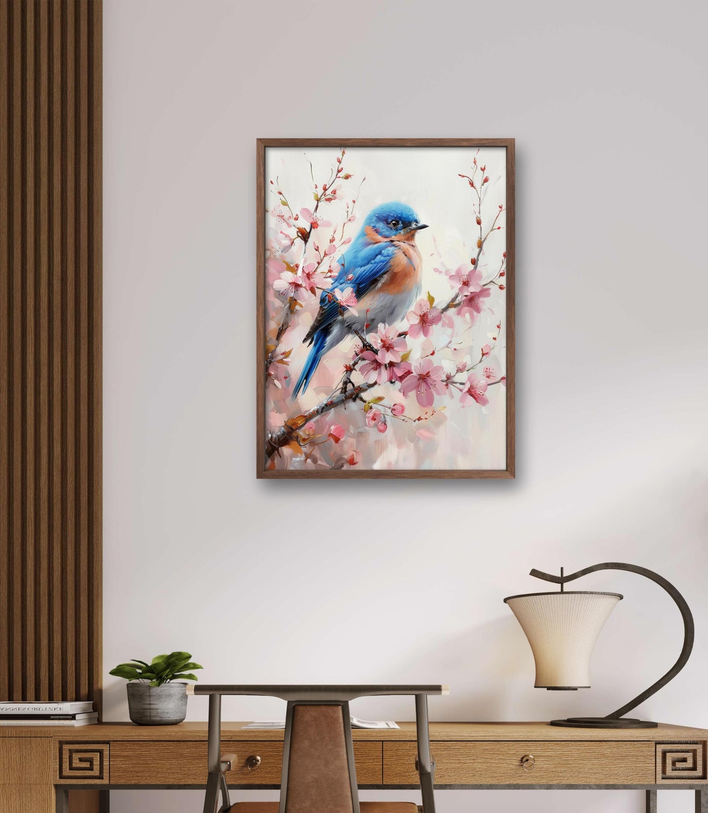 Leczany Cross Stitch Patterns Stamped Kit for Beginners | Embroidery Supplies DIY Craft Kit Needlepoint for Adults Starter | 11CT, 3 Strands | Bird on the Flower Branch 15.8x21.3 inches