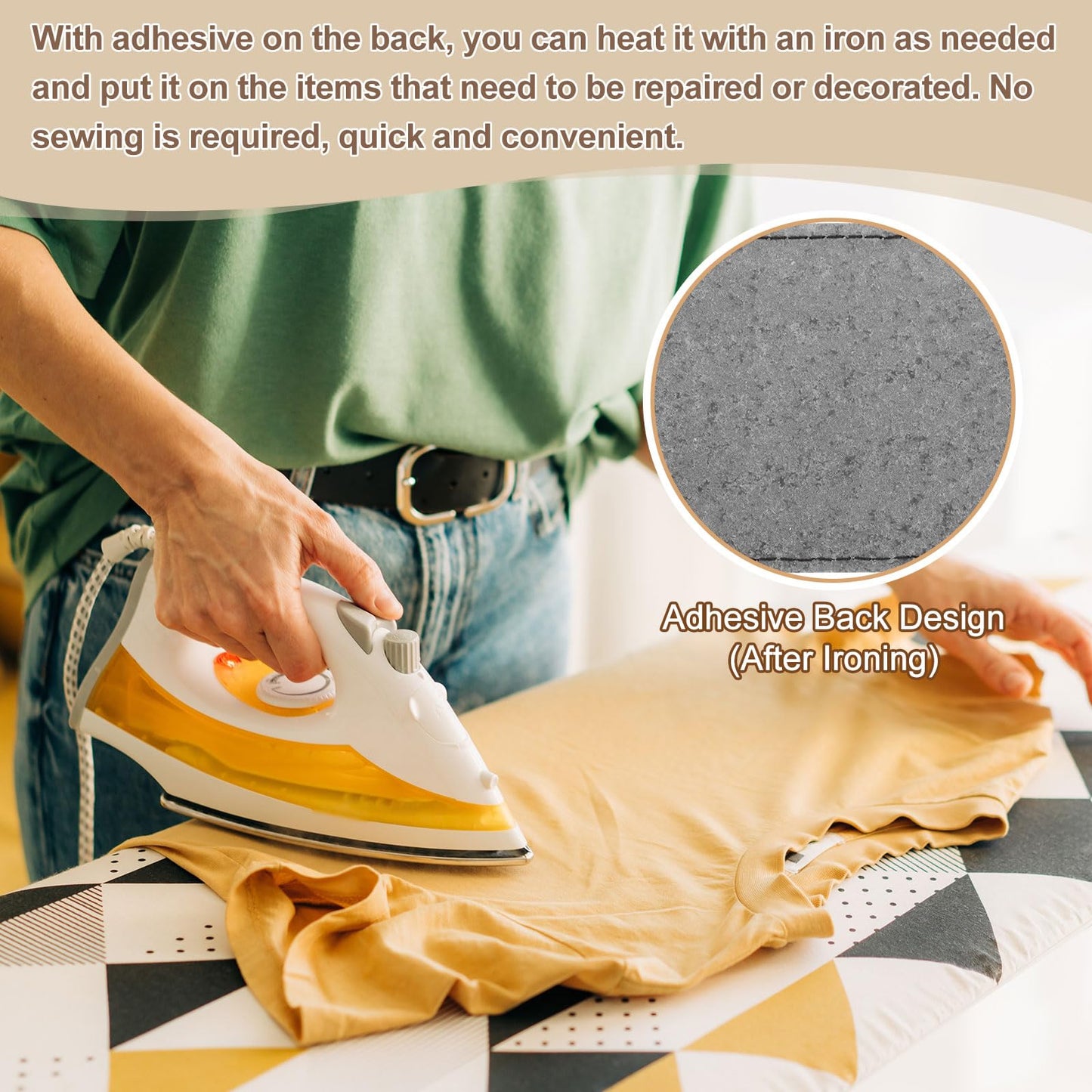 MECCANIXITY 64 Pcs Blank Leather Hat Patches, Laser Engraving Iron-on Round Laserable Rustic Leatherette Patch for Hats Cap, Light Brown 2.56x2.56Inch