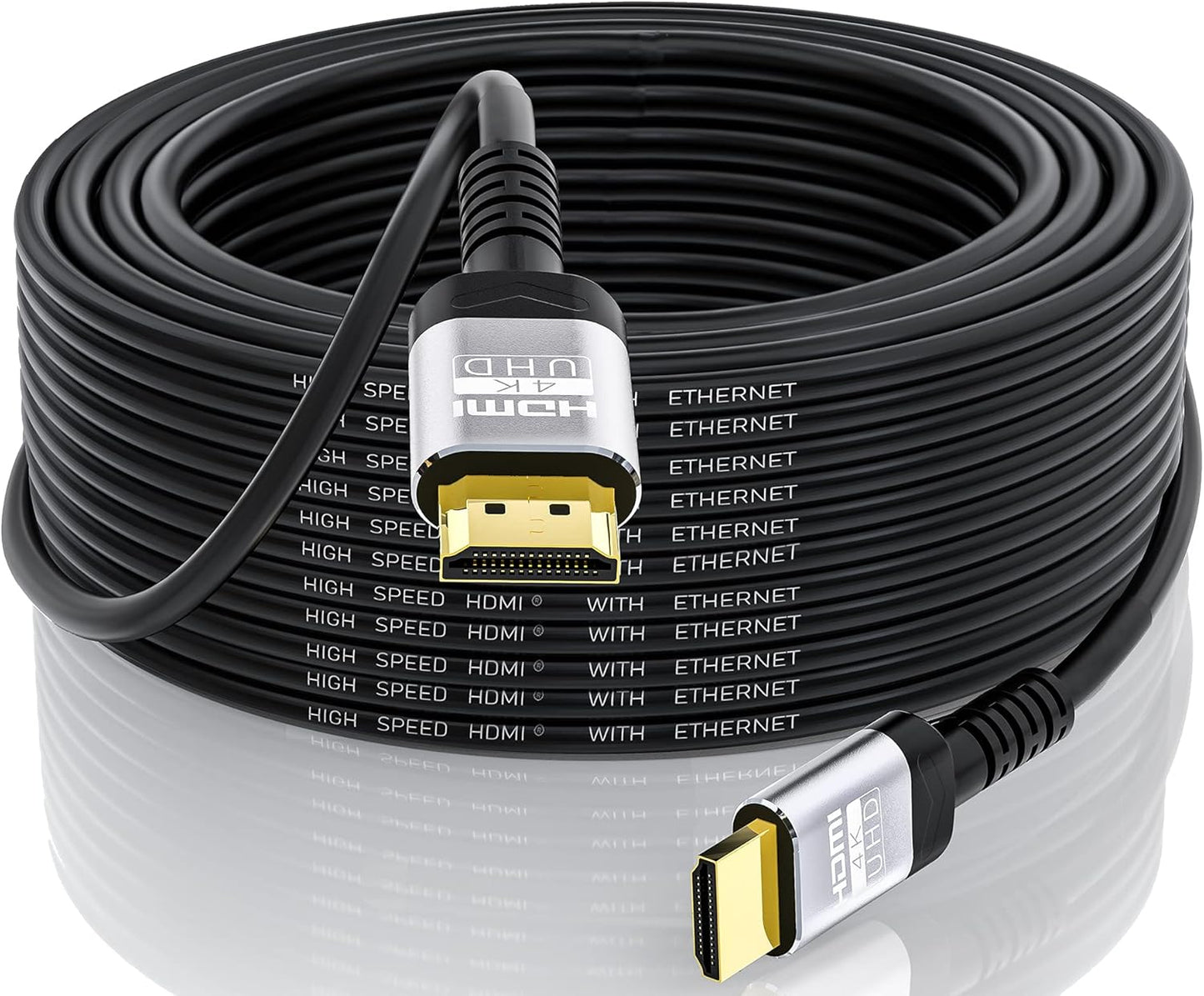 4K 30 18Gbps 2.0 4K@60Hz 3D HDCP2.2 PS4/PS5 (9.1m) Soonsoonic HDMI Cable Ft | Ultra High Speed HDMI Cable HDR ARC