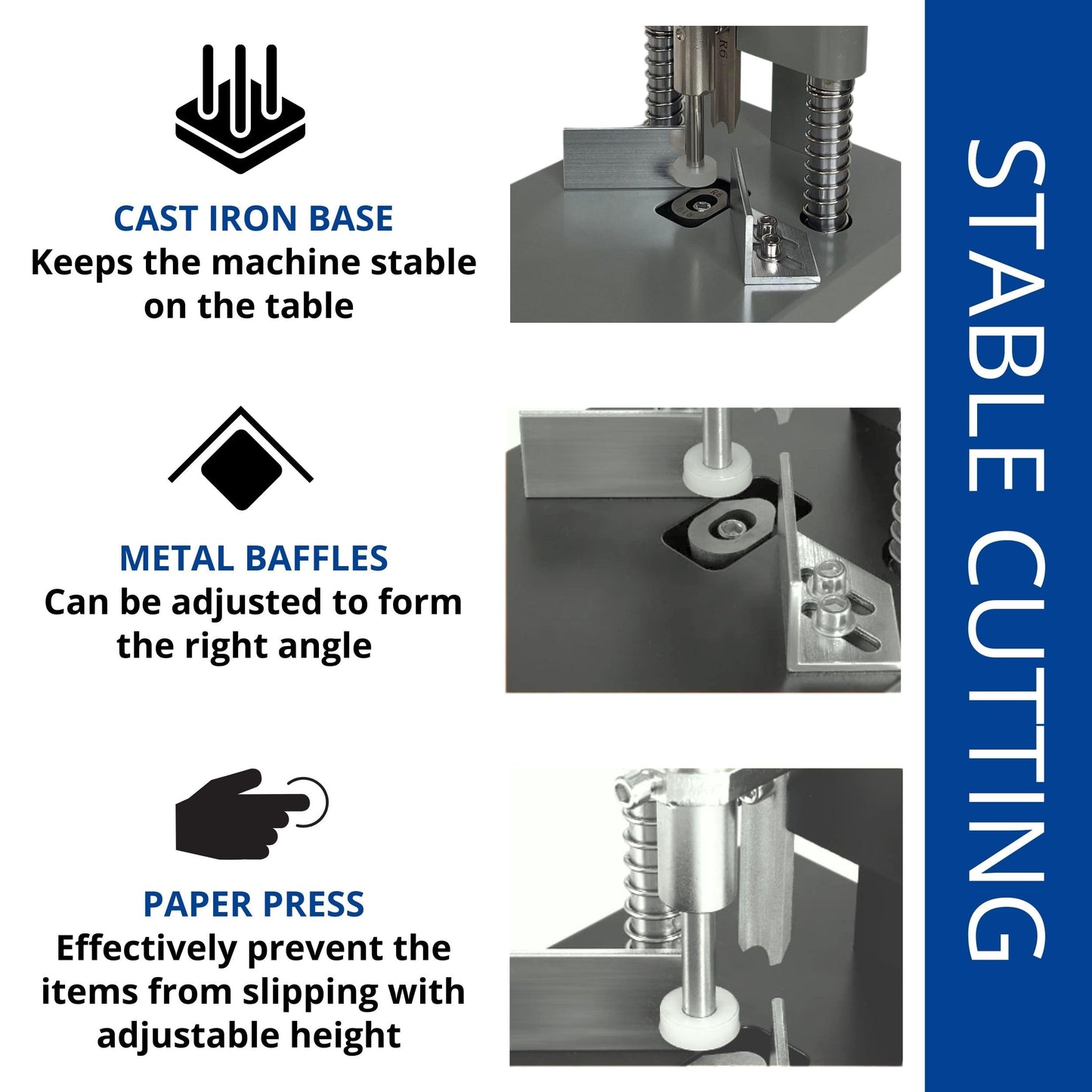 Corner Rounder Cutter Machine - Heavy Duty Corner Rounder for Paper Cardstock and PVC Cards Precision Cutting Tool for Rounded Edges Ideal for Office Crafting and Business Use