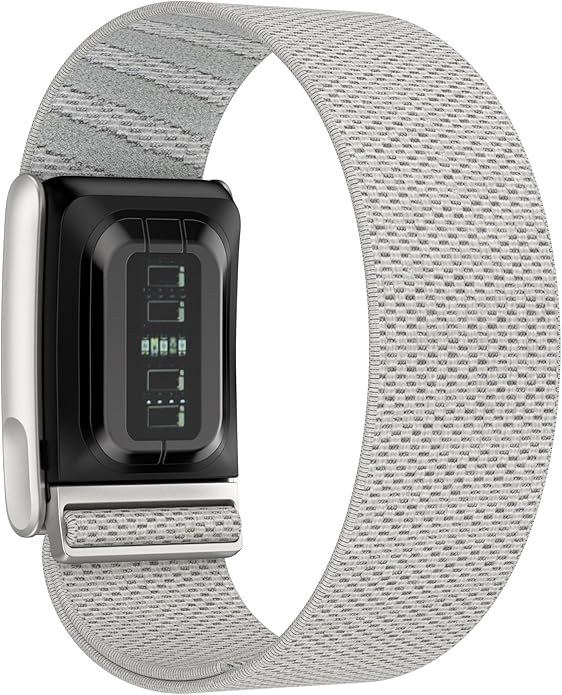 VeveXiao Stretchy Nylon Wristband Compatible with Whoop 5.0/Whoop MG Bands,Soft Stretchy Nylon Sports Loop Replacement Bands for Men Women, with Metal Frame Adjustable Connector