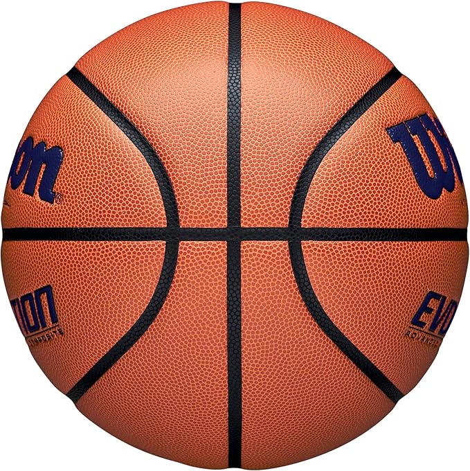 WILSON Evolution Indoor Game Basketballs - Size 5, Size 6 and Size 7
