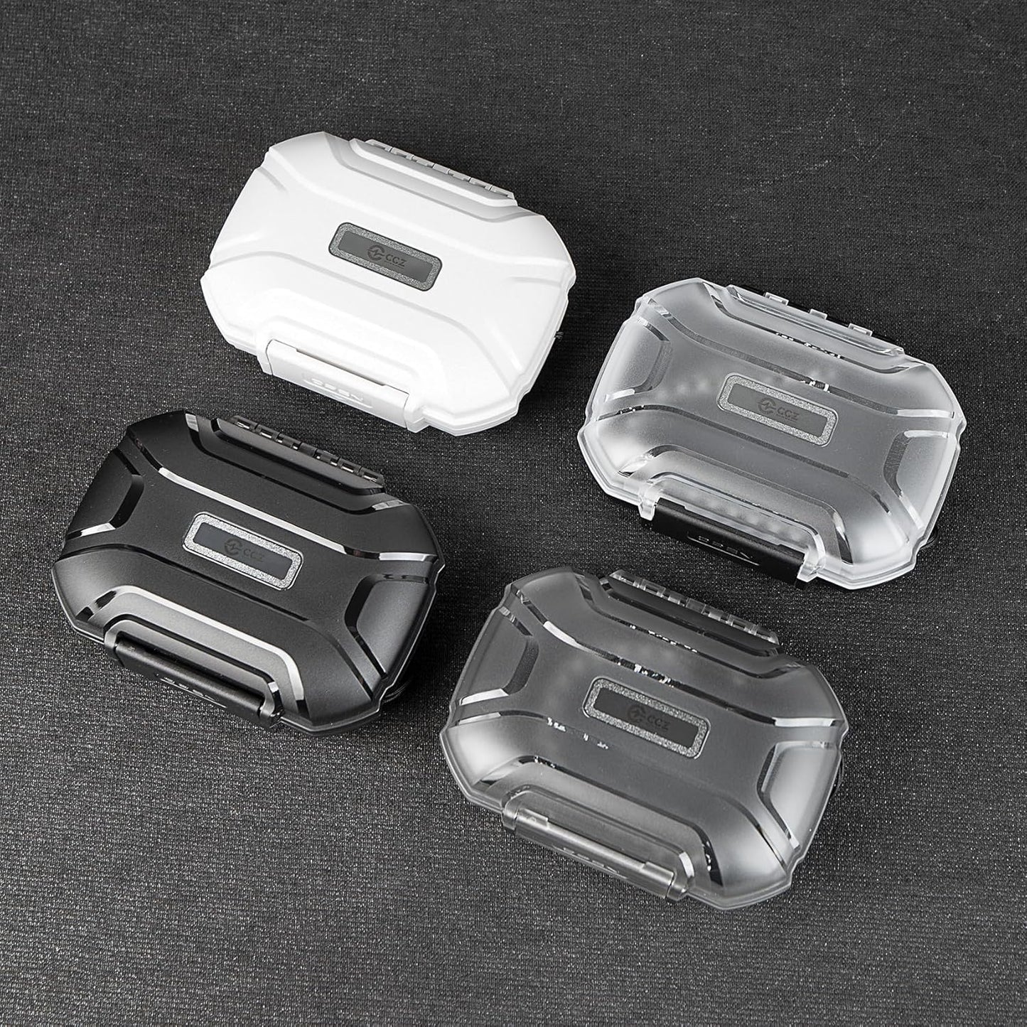 YINYOO ZC01 ZS10 SE215, KS1, ZS12 2, AS16 CCZ Hard Shell IEM Case for KZ Pro in Ear Monitor, Travel Portable Earbuds