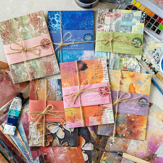 Alideco 120pcs Vintage Colorful Art Oil Paintings Scrapbooking Paper for Journaling Supplies, Decorative Craft Paper for Junk Journals (caiseyishushangdian)