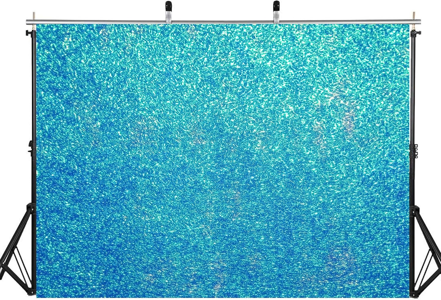 LidyMini 7x7ft Fabric Sparkling Blue Water Backdrop Glistening Ripple Texture Background Minimalist Nature Shooting