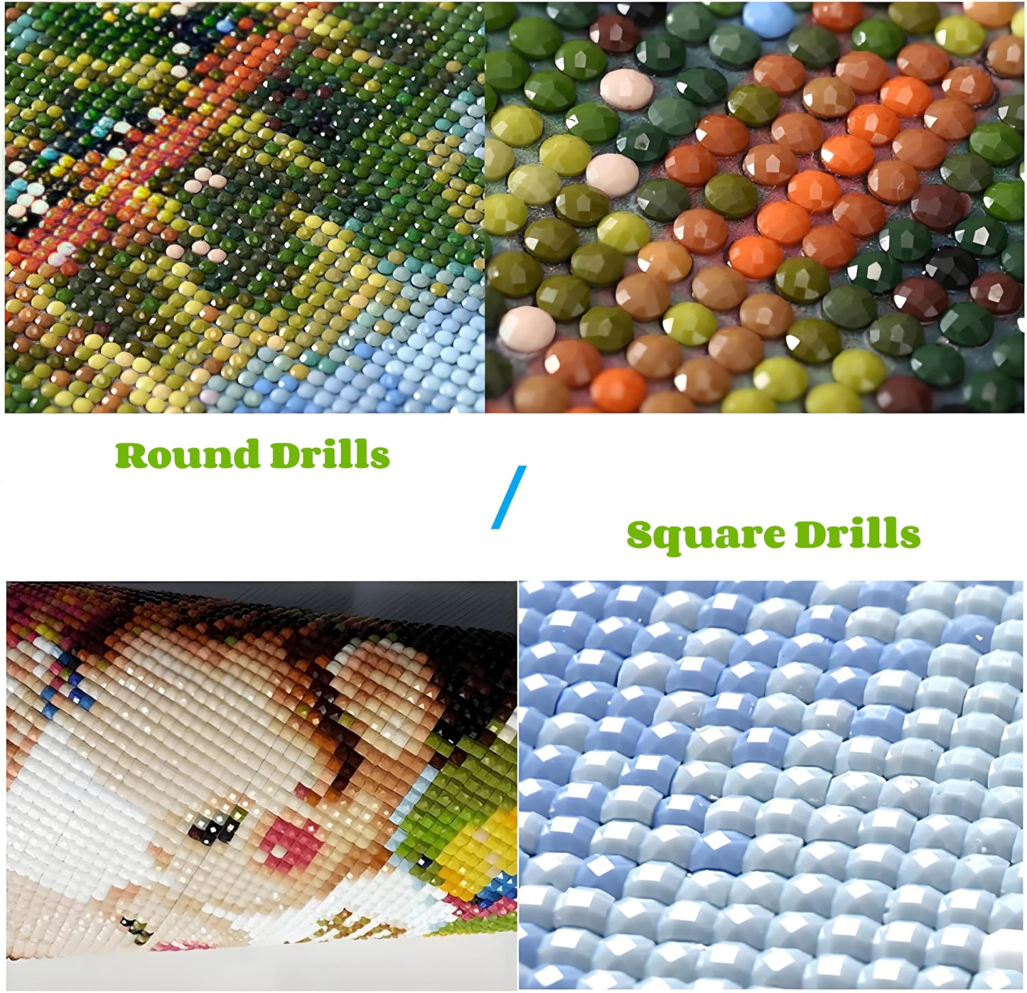 110 Colors Diamond Painting Beads 22200 Pieces 5d Round Drills Gem for Diamond Art DIY Art Accessories (Color Codes 3688 to 5200)