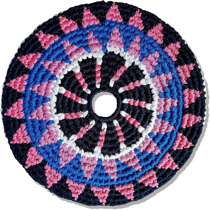 Buena Onda El Grande Flying Disc - 8'' Flexible Sport Disc for Indoor and Outdoor Play - Amazing Handmade Quality from Guatamala - Pocket Discs are Played in Over 20 Family Fun Games