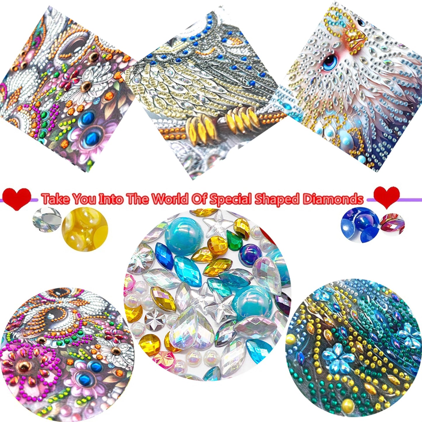 KUFWKEY 4pcs/set11.8x11.8 inch,Native Woman,Diamond Art Kits for Adults,5D DIY Special Shape,Crystal Partial Diamond Painting kit,Sparkling Gem Art,Diamond Mosaic Art kit for Beginners,Home Decor