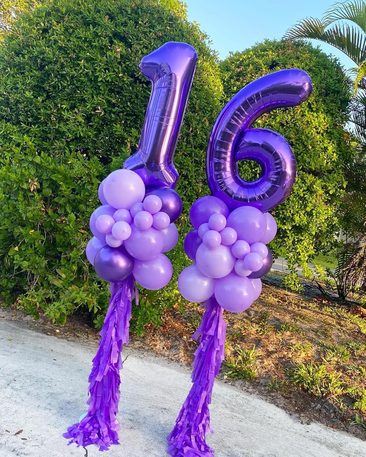 Purple Number 9 Balloon - 40 Inch Giant Birthday Decoration for 9th, 19th, 29th, 90th Celebrations