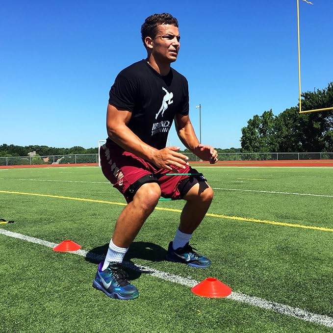 Kbands | Speed and Strength Leg Resistance Bands | Includes Speed 101 and Agility FX Digital Training Programs - Sizes for Youth, Intermediate, and Advanced Athletes